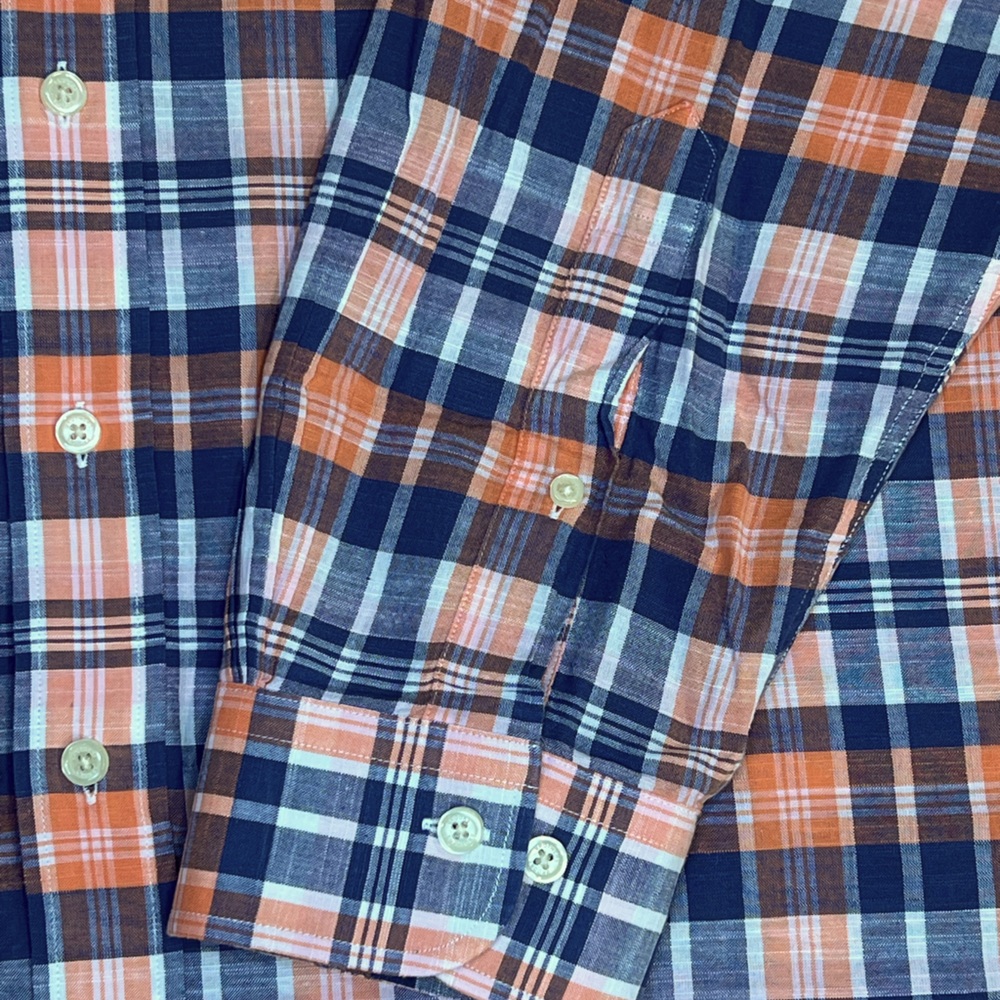 Brooks Brothers Multi Madras Plaid Sports Shirt - 2XLT - Picture 5 of 7